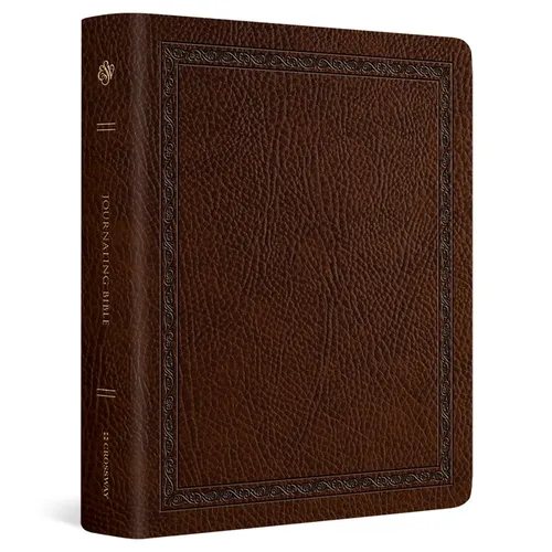 ESV Journaling Bible (Bonded Leather, Mocha, Threshold Design) - Bonded Leather