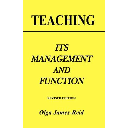Teaching: Its Management and Function - Paperback