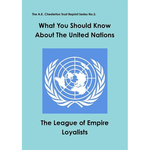 What you should know about the United Nations - Paperback