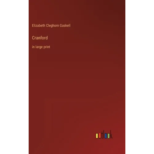 Cranford: in large print - Hardcover