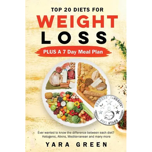 Top 20 Diets for Weight Loss PLUS a 7 Day Meal Plan: Ever wanted to know the difference between each diet? Ketogenic. Atkins, Mediterranean and many m - Paperback