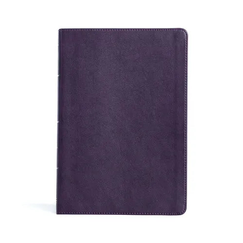 KJV Large Print Thinline Bible, Plum Leathertouch - Imitation Leather