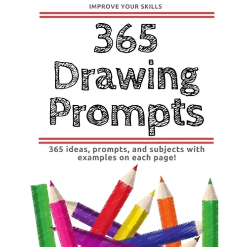 365 Drawing Prompts - An Idea Every Day - Paperback