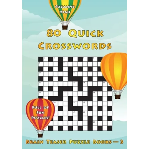 80 Quick Crosswords: Full of Fun Puzzles! (UK Edition) - Paperback
