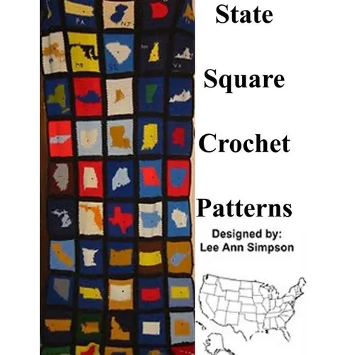 State Square Crochet Patterns - Paperback
