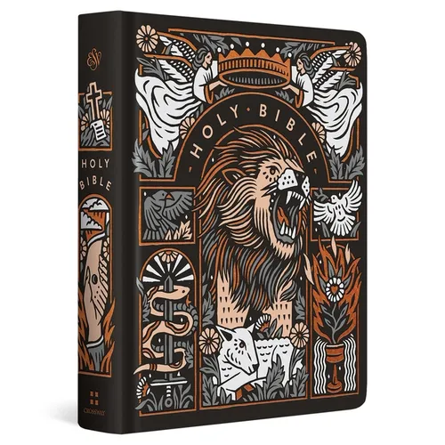 ESV Single Column Journaling Bible, Artist Series (Hardcover, Joshua Noom, the Lion and the Lamb) - Hardcover