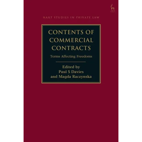Contents of Commercial Contracts: Terms Affecting Freedoms - Paperback