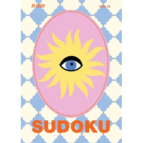Hard Sudoku: Pretty Travel Size Sudoku Puzzle Book A5 Size - Mediterranean Summer Set - Paperback