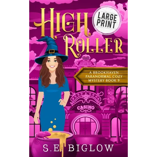 High Roller: A large Print Gambling Paranormal Mystery - Hardcover
