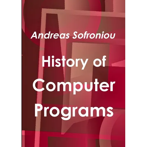 History of Computer Programs - Paperback