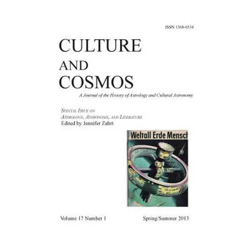 Culture and Cosmos Vol 17 Number 1 - Paperback