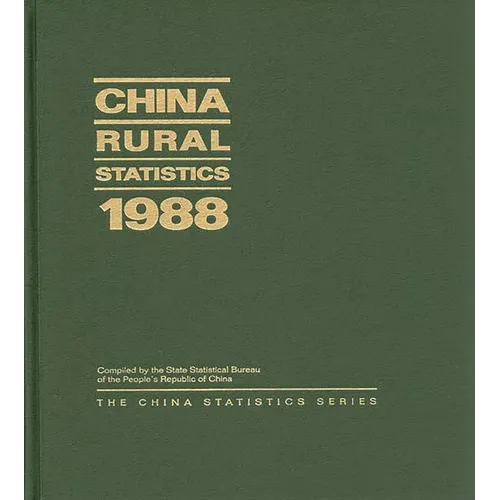 China Rural Statistics 1988 - Hardcover