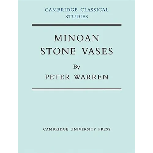 Minoan Stone Vases - Paperback