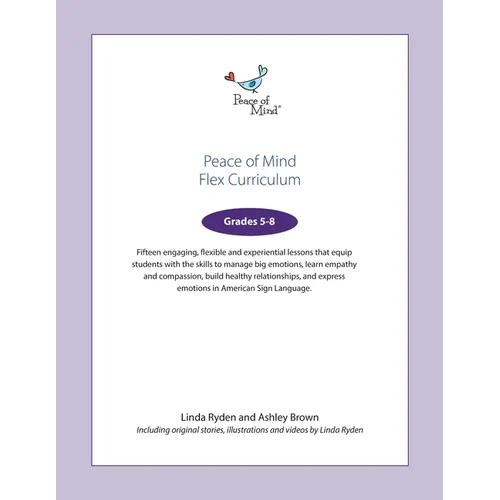 Peace of Mind Flex Curriculum Grades 5-8 - Paperback