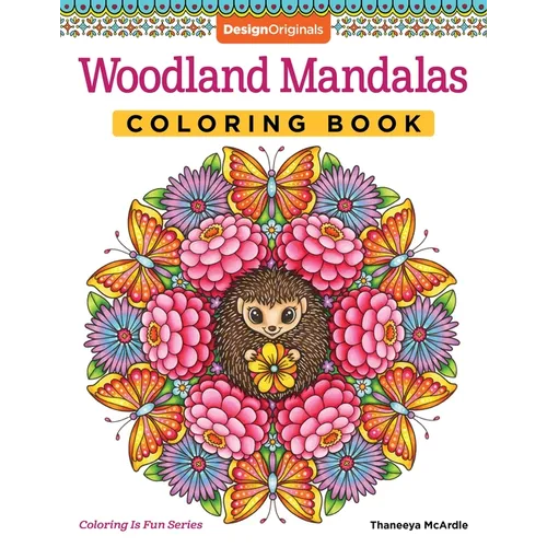 Woodland Mandalas Coloring Book - Paperback