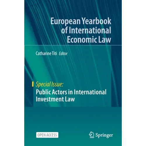 Public Actors in International Investment Law - Paperback