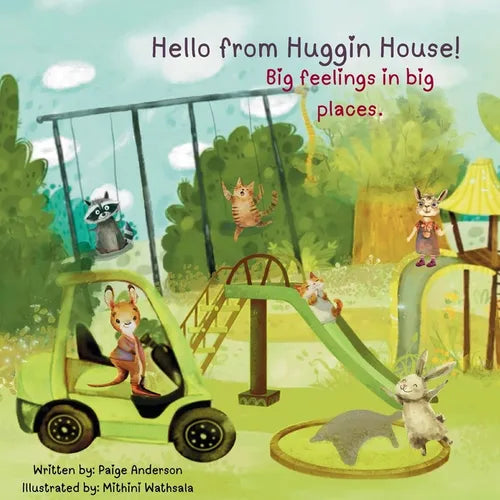 Hello from Huggin House! Big feelings in big places. - Paperback