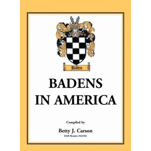 Badens in America - Paperback