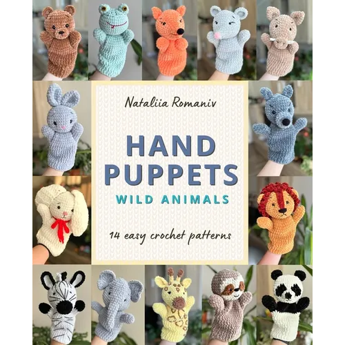 Hand Puppets Wild Animals - Paperback