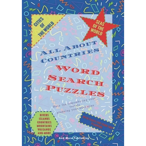 Word Search Puzzles All about Countries: Paperback Puzzle Book For Your Word Searches, All About countries, 7