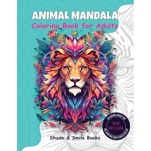 Animal Mandala Coloring Book for Adults - Paperback
