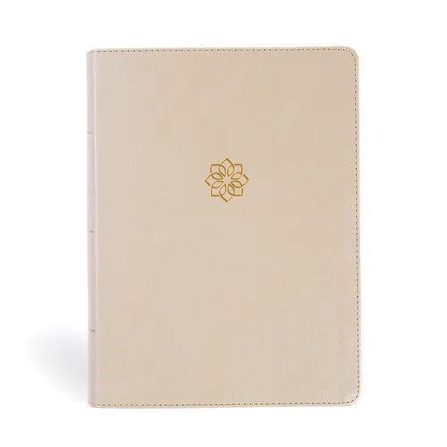 CSB Study Bible, Large Print, Digital Study Edition, Gold Leathertouch, Indexed - Imitation Leather