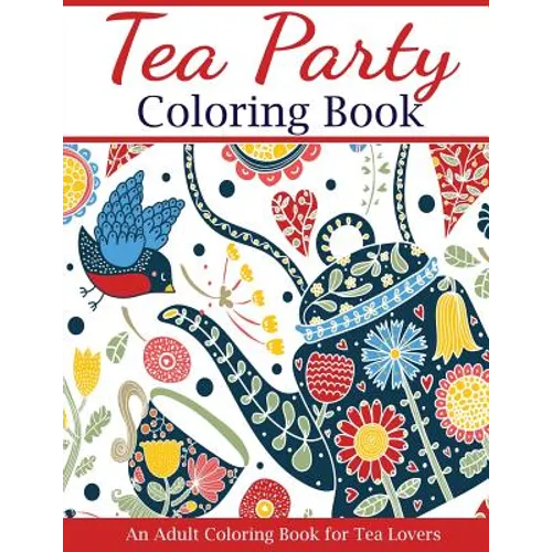 Tea Party Coloring Book