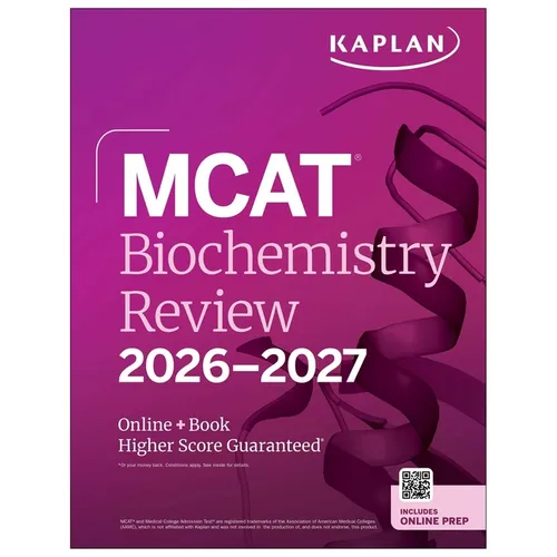 MCAT Biochemistry Review 2026-2027: Online + Book