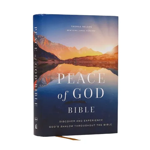 Peace of God Bible: Discover and Experience God's Shalom Throughout the Bible (Nkjv, Hardcover, Red Letter, Comfort Print) - Hardcover