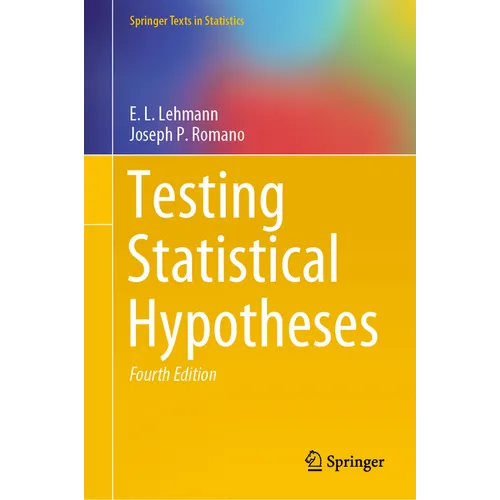 Testing Statistical Hypotheses - Hardcover