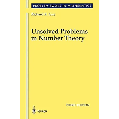 Unsolved Problems in Number Theory - Paperback