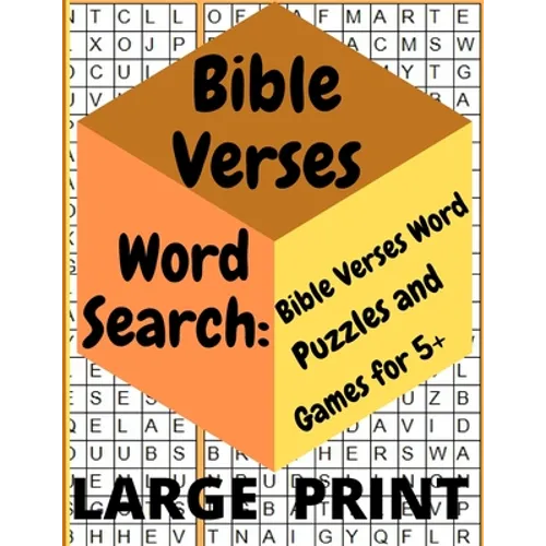 Bible Verses Word Search: Bible Verses Word Puzzles and Games for 5+: LARGE PRINT - Paperback