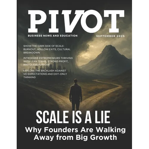 Scale Is a Lie: Why Founders Are Walking Away from Big Growth - Paperback