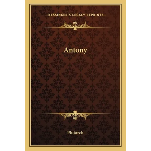 Antony - Paperback