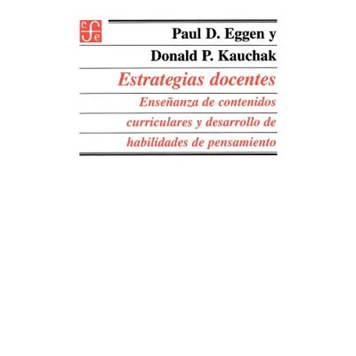 Estrategias Docentes: Ensenanza de Contenidos Curriculares y Desarrollo de Habilidades de Pensamiento - Paperback