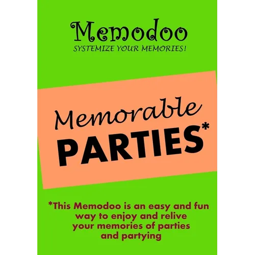 Memodoo Memorable Parties - Paperback