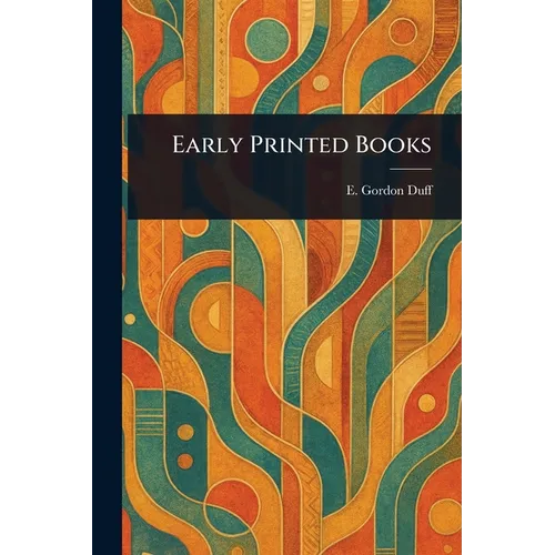 Early Printed Books - Paperback