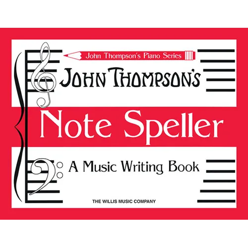 Note Speller: A Music Writing Book - Paperback
