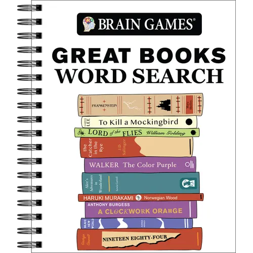 Brain Games - Great Books Word Search - Spiral