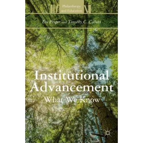 Institutional Advancement: What We Know - Hardcover