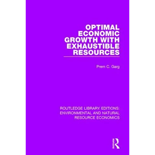 Optimal Economic Growth with Exhaustible Resources - Paperback