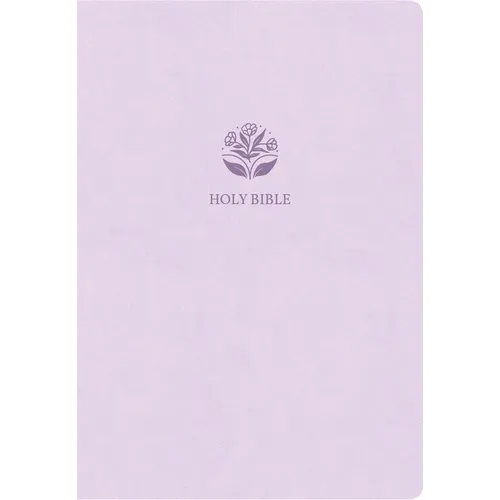 KJV Large Print Compact Reference Bible, Lavender Leathertouch - Imitation Leather