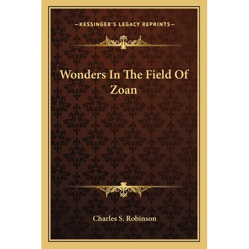 Wonders In The Field Of Zoan - Paperback