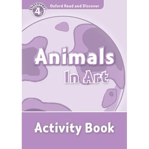 Read and Discover Level 4 Animals in Art Activity Book - Paperback