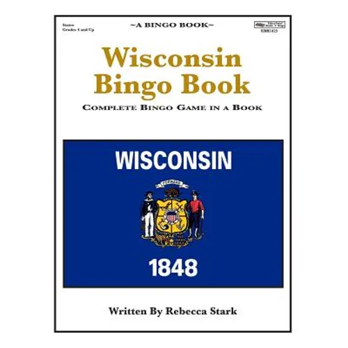 Wisconsin Bingo Book: Complete Bingo Game In A Book - Paperback