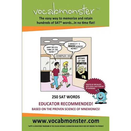 Vocabmonster - 250 SAT Words - Paperback