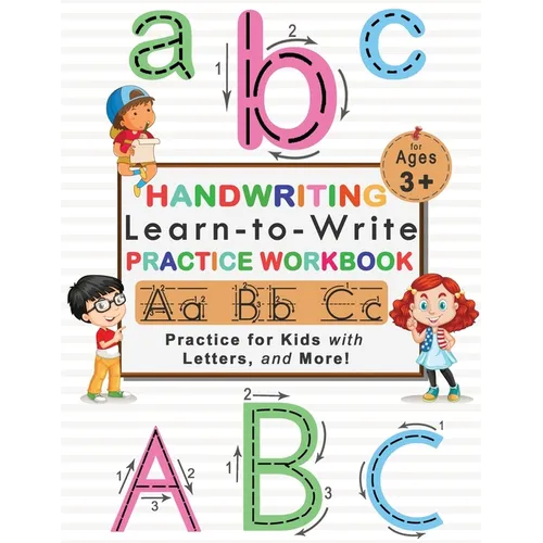 ABC Handwriting Practice Workbook for Kids: Alphabet Handwriting Solution for Pre K, Kindergarten and Kids Ages 3-5 - Paperback