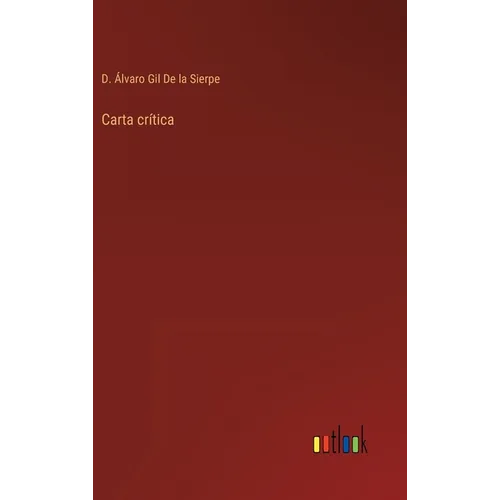 Carta crítica - Hardcover
