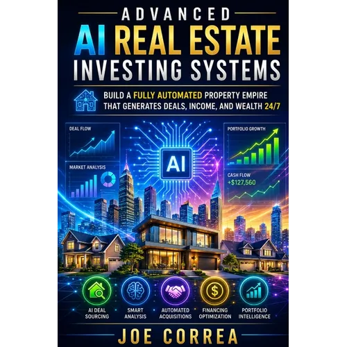 Advanced AI Real Estate Investing Systems: How to Build a Fully Automated AI Real Estate Business That Generates Deals and Income 24/7 - Paperback
