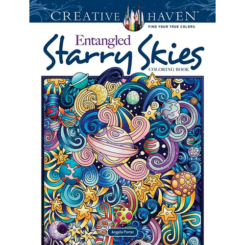 Creative Haven Entangled Starry Skies Coloring Book
